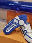 Louis Vuitton Trainer Blue and White