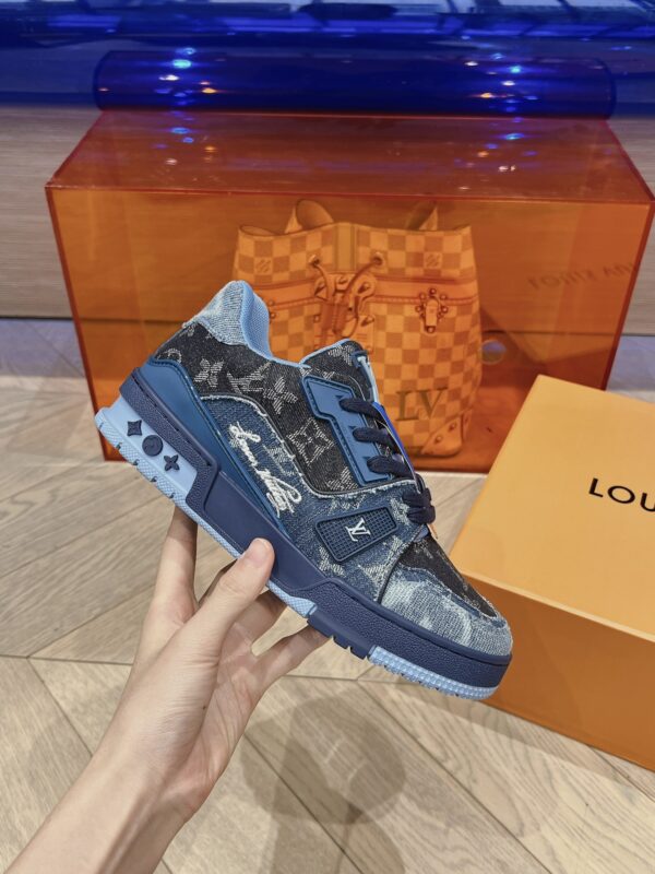 Louis Vuitton Trainer  Jeans Blue