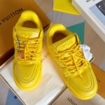 Louis Vuitton Trainer Maxi  Leather Yellow