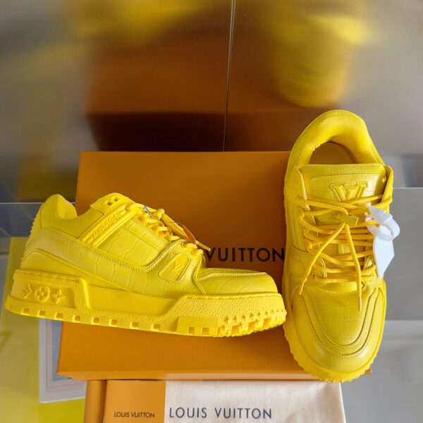 Louis Vuitton Trainer Maxi  Leather Yellow