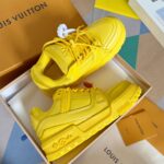 Louis Vuitton Trainer Maxi  Leather Yellow