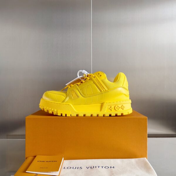 Louis Vuitton Trainer Maxi  Leather Yellow
