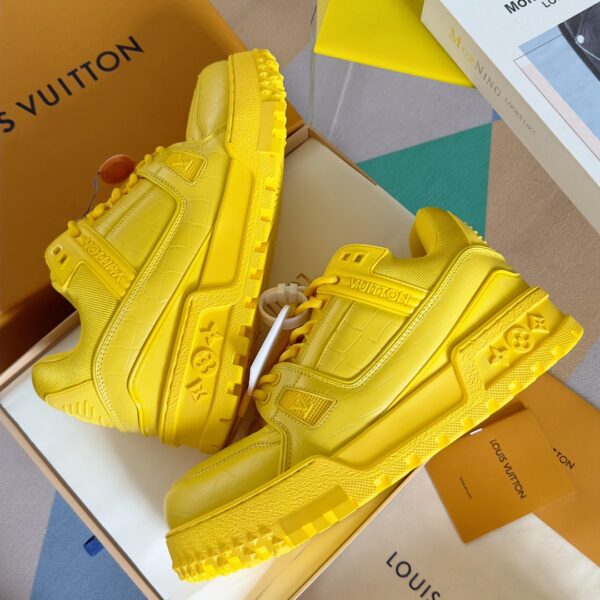 Louis Vuitton Trainer Maxi  Leather Yellow