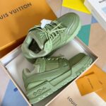 Louis Vuitton Trainer Maxi  Leather Bean Green