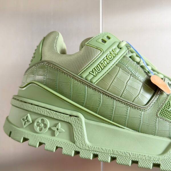 Louis Vuitton Trainer Maxi  Leather Bean Green