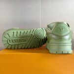 Louis Vuitton Trainer Maxi  Leather Bean Green