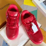 Louis Vuitton Trainer Maxi  Leather Red