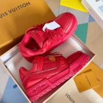 Louis Vuitton Trainer Maxi  Leather Red