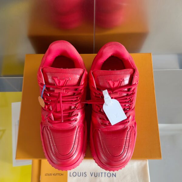 Louis Vuitton Trainer Maxi  Leather Red