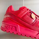 Louis Vuitton Trainer Maxi  Leather Red