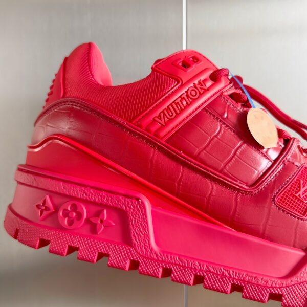Louis Vuitton Trainer Maxi  Leather Red