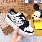 Fendi FD match Thick Sole Black and White
