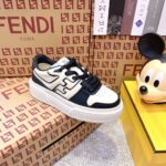 Fendi FD match Thick Sole Black and White