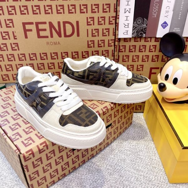 Fendi   FD match Thick Sole Brown and Black
