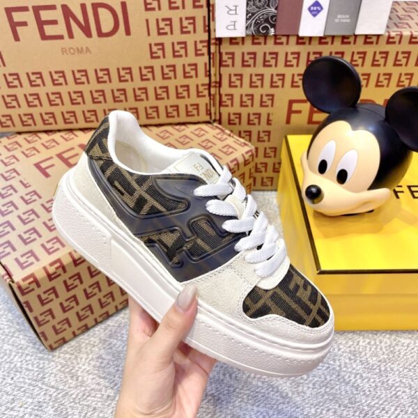 Fendi   FD match Thick Sole Brown and Black