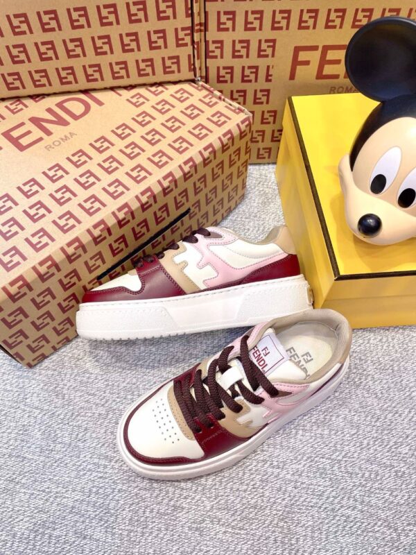 Fendi   FD match Thick Sole Red and Pink
