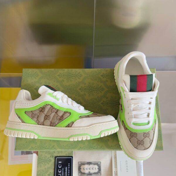 Gucci Re-Web 24ss  White and GG Green