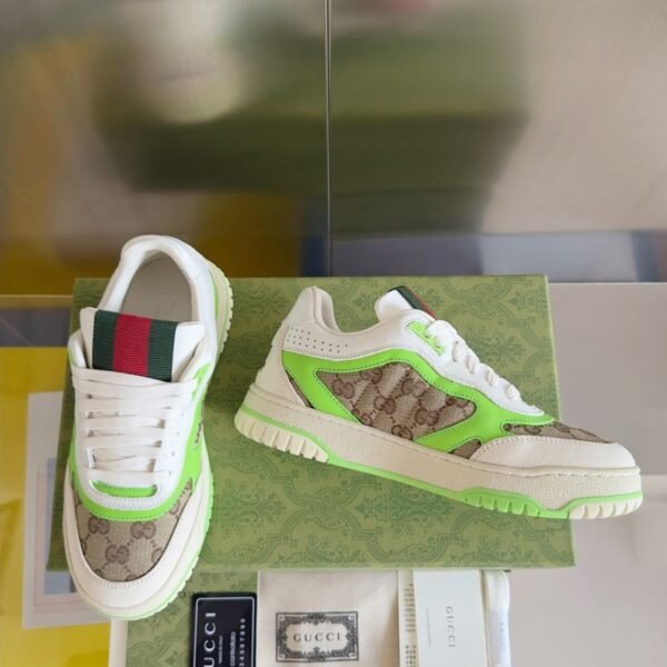 Gucci Re-Web 24ss  White and GG Green