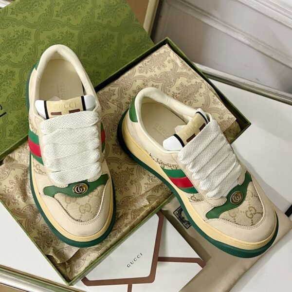 Gucci Screener Red Beige and Green