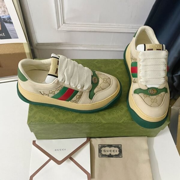 Gucci Screener Red Beige and Green