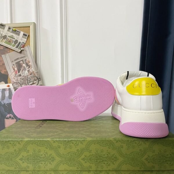 Gucci Screener Pink White and Yellow