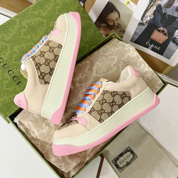 Gucci Screener  Pink and Beige