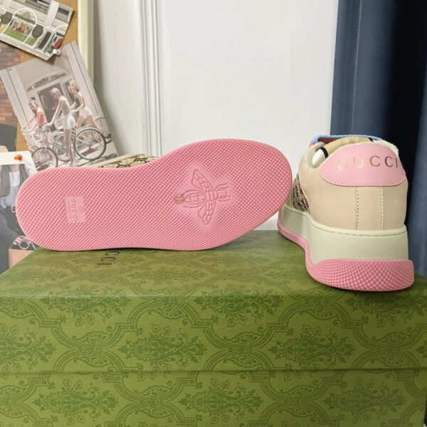 Gucci Screener  Pink and Beige