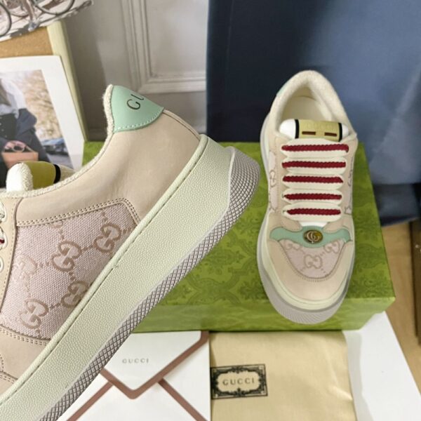 Gucci Screener  Pink and Grey