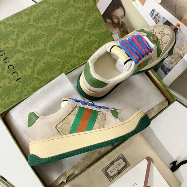 Gucci Screener  Beige and Green