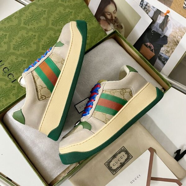 Gucci Screener  Beige and Green