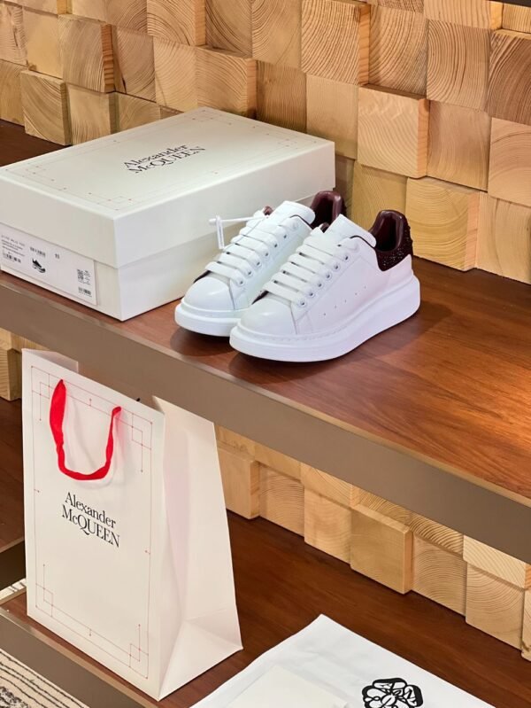 Alexander Mcqueen  Diamond White Deep Red