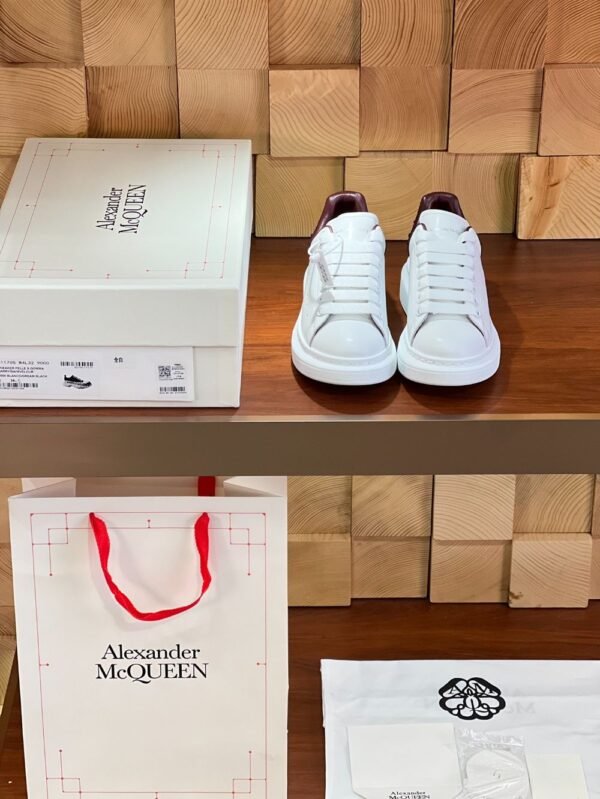 Alexander Mcqueen  Diamond White Deep Red