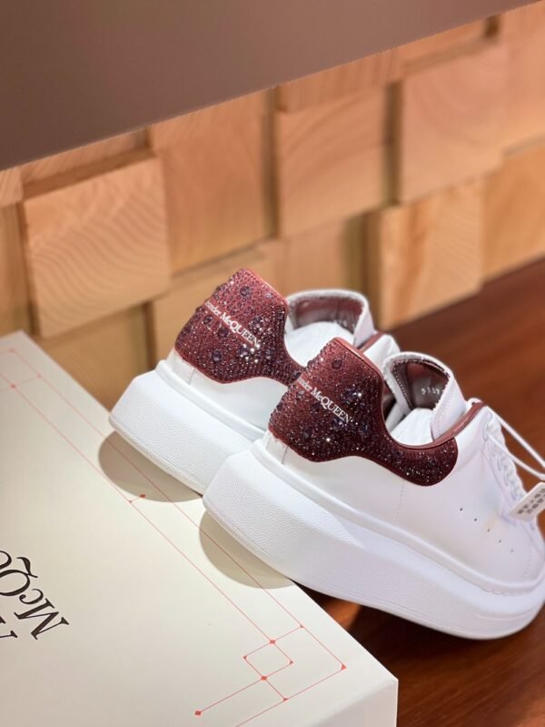 Alexander Mcqueen  Diamond White Deep Red