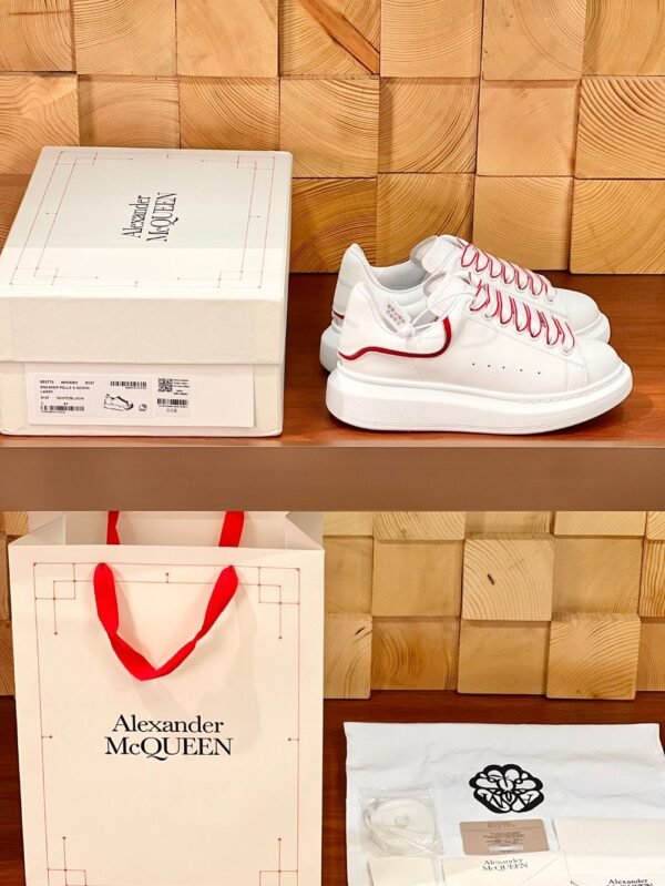 Alexander Mcqueen 24ss White Redstrip