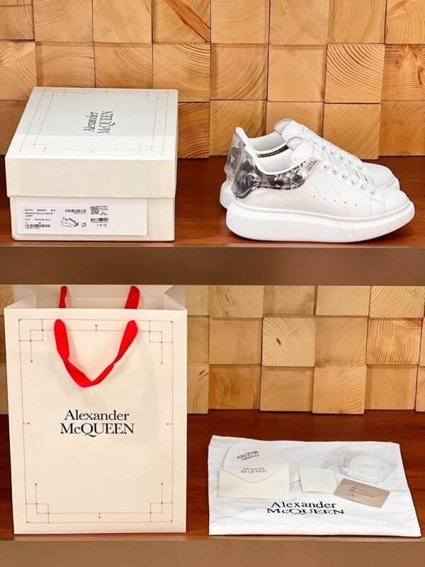 Alexander Mcqueen 24ss White Leather sliver