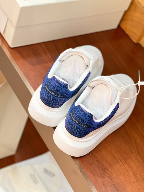 Alexander Mcqueen  White Leather Blue