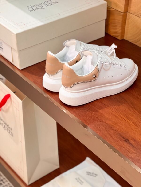Alexander Mcqueen  White Leather Pink