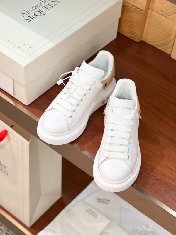Alexander Mcqueen  White Leather Pink