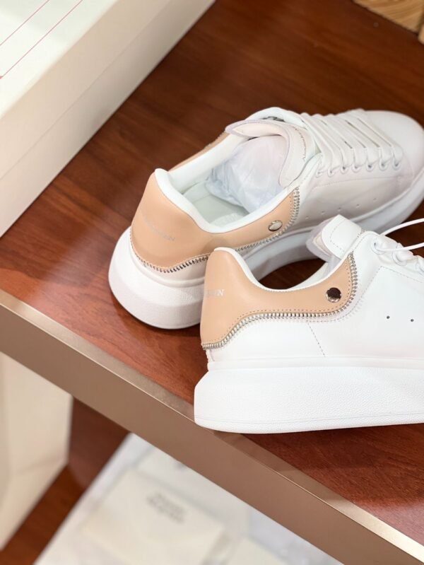 Alexander Mcqueen  White Leather Pink