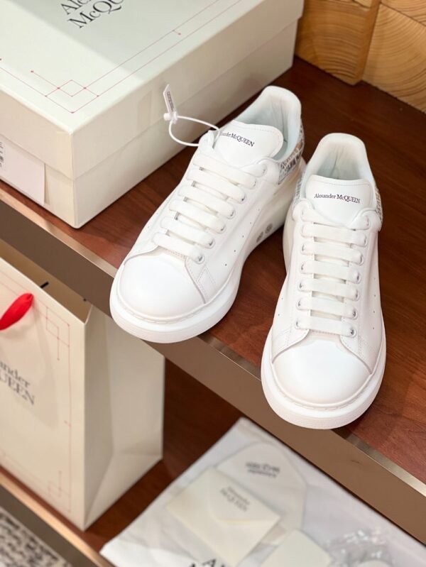 Alexander Mcqueen White Sliverwhite