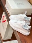 Alexander Mcqueen White Sliverwhite