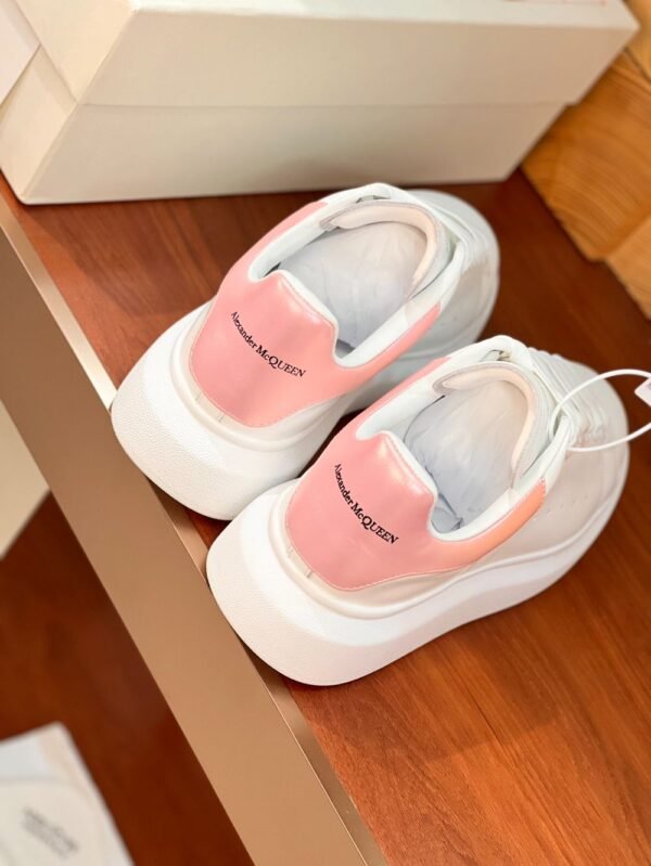Alexander Mcqueen  White Leather Pink