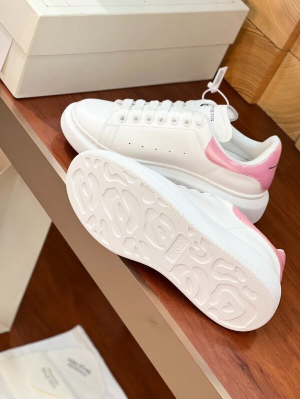 Alexander Mcqueen  White Leather Pink