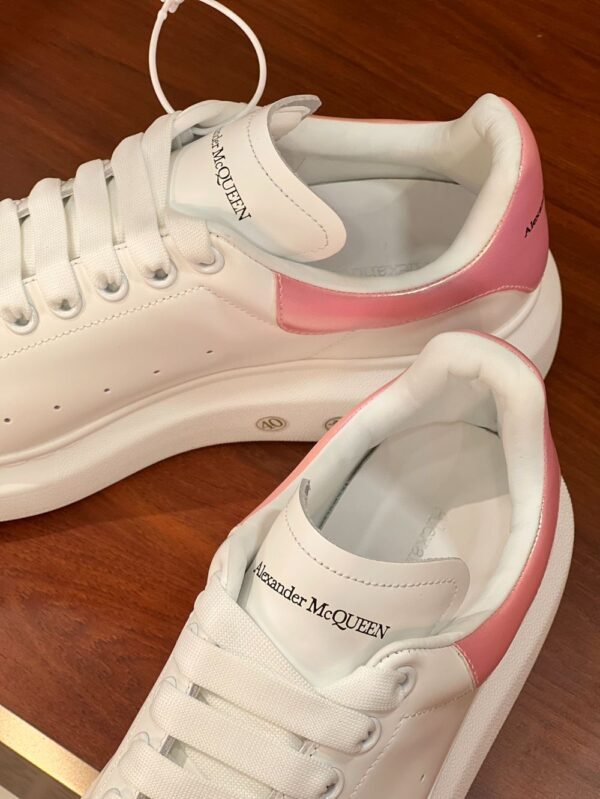 Alexander Mcqueen  White Leather Pink