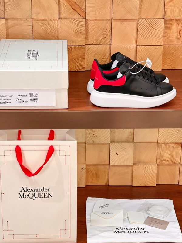 Alexander Mcqueen  White Leather Red