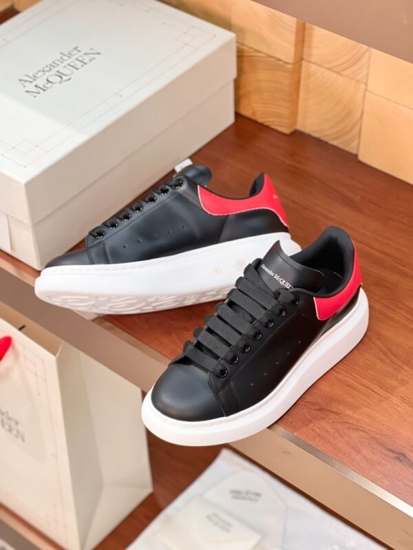 Alexander Mcqueen  White Leather Red