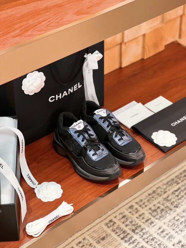 Chanel CC logo Blue and Black
