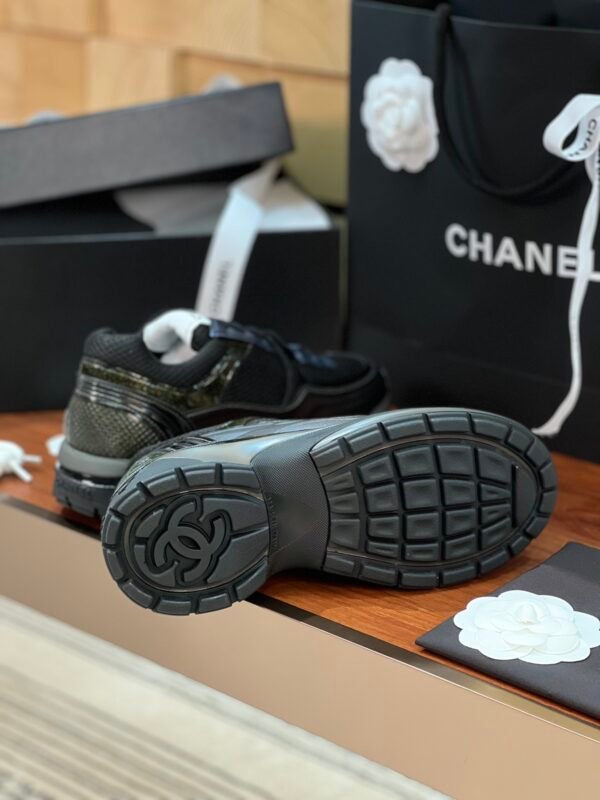 Chanel CC logo Blue and Black