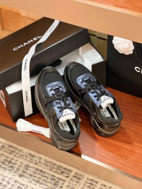 Chanel CC logo Blue and Black