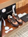Chanel CC logo Orange and Brown